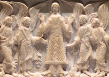 Bibel mit Rosenkranz-Geheimnissen