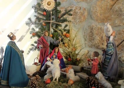 Krippe zu Weihnachten 2025