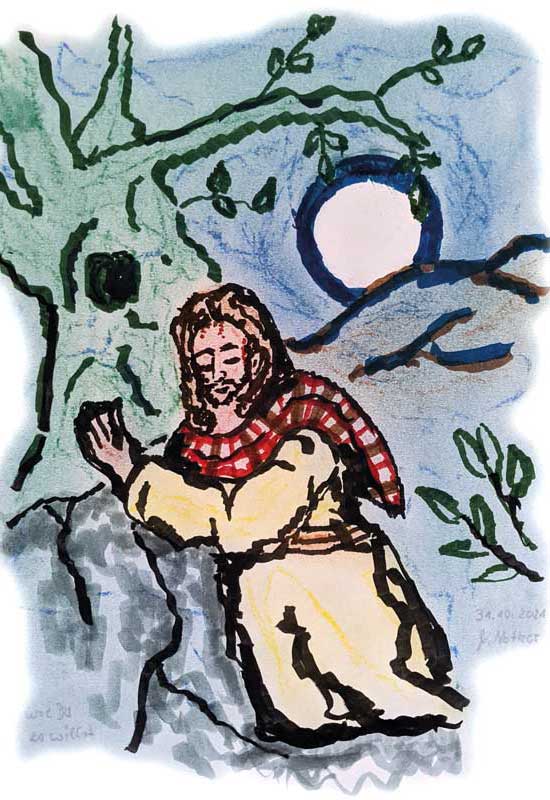 Christus im Garten Gethsemane
